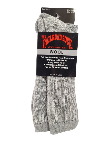 Men's Railroad Insulated Wool Work Socks